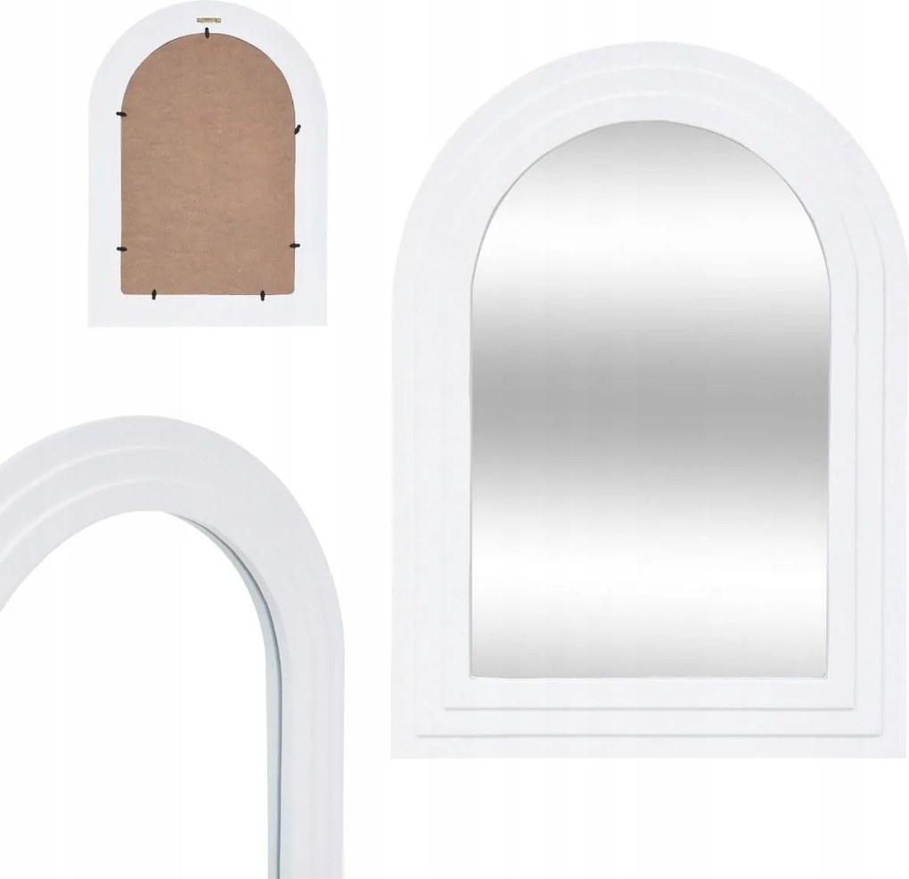 Fali Tükör 40X55 CM Scandi Lekerekített Dekoratív Stílusos Hálószoba