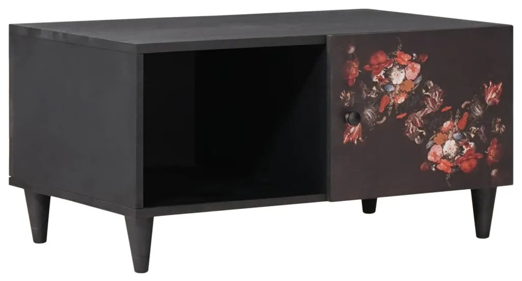 vidaXL Dohányzóasztal Sokszínű 80 x 50 x 40 cm Tömör Mangófát