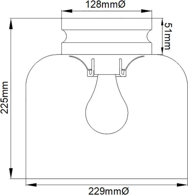 Elstead Lighting TABBY & HOUNSLOW FE-HOUNSLOW-F-PN Plafonlámpa 1x60W/E27