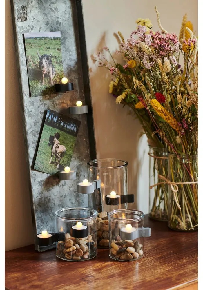 Szürke fénydekoráció készlet 2 db-os Amalia – Sirius