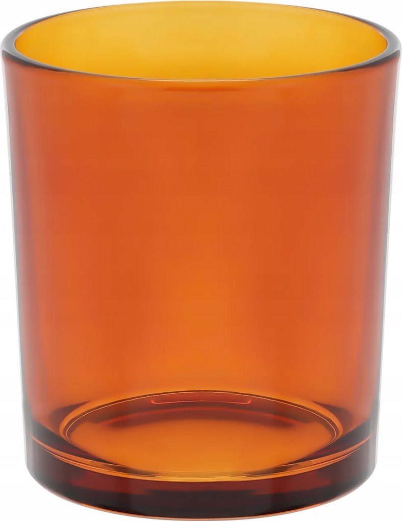 Gyertyatartó tégely borostyán 300 ml 72 db