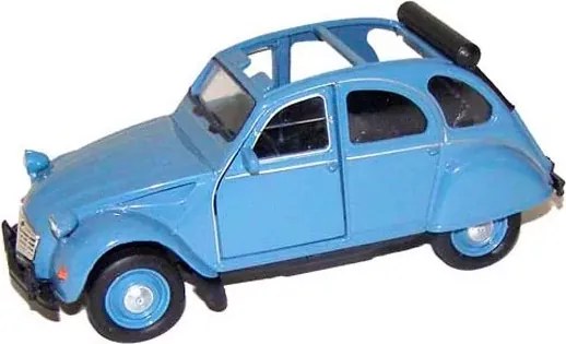 Welly Fém autómodell - Citroën 2CV Convertible - 1:34
