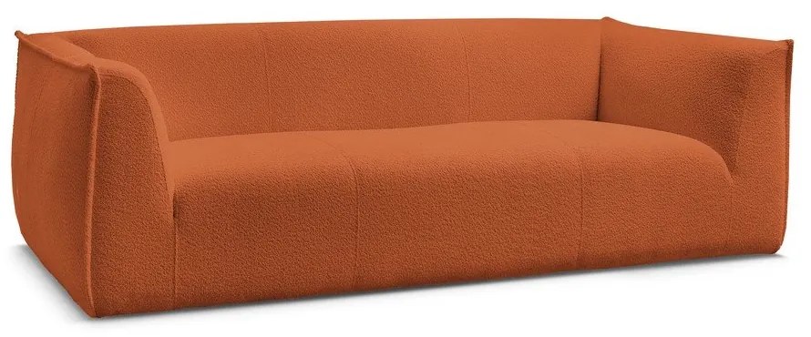 Narancssárga buklé kanapé 242 cm Giorgia – Bobochic Paris