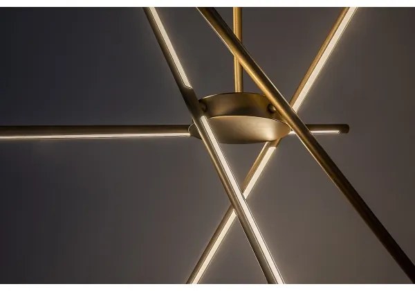 Rabalux 72339 - LED Csillár zsinóron HENLI2 LED/40W/230V 3000K arany