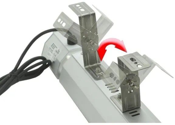 Infravörös fűtő 1000/2000W/230V IP55 + távirányító