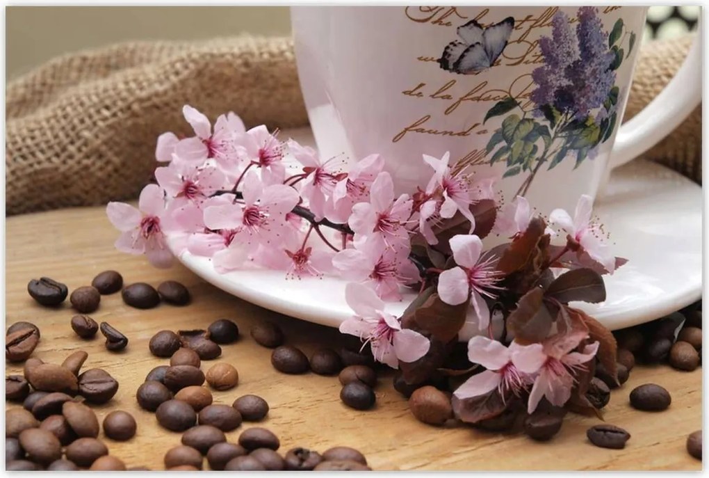 Poszterek 120x80 Cseresznyevirágos csésze