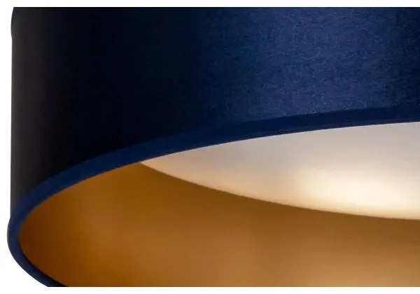 Duolla - LED Mennyezeti lámpa ROLLER LED/24W/230V átm. 45 cm kék/arany