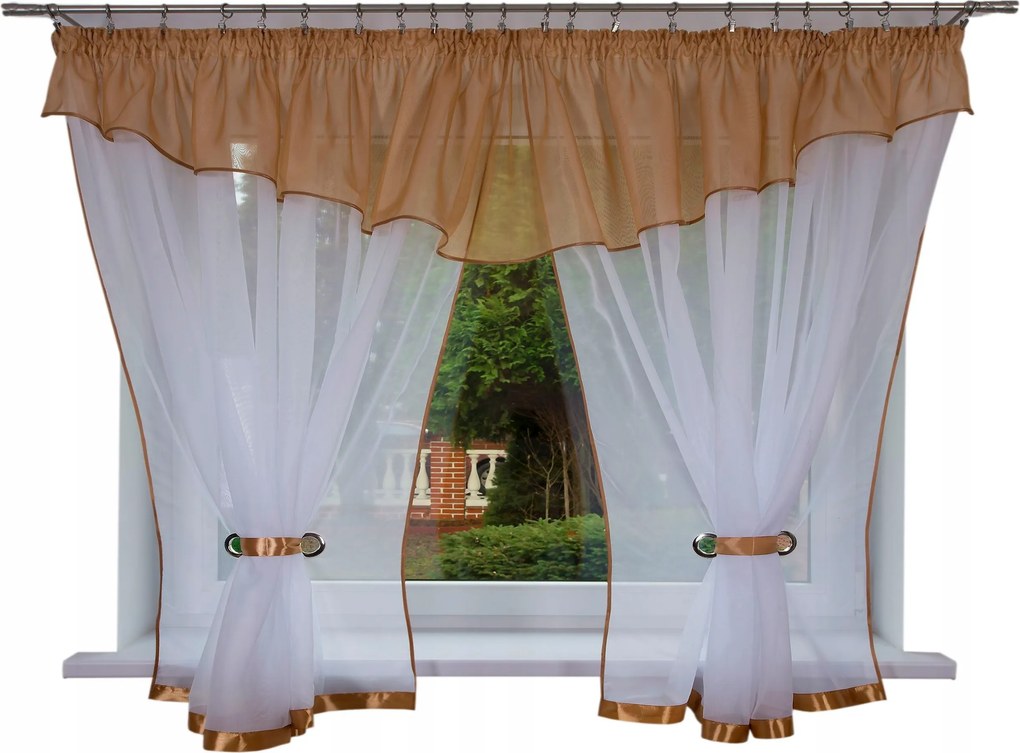 Függöny Adria 400x155 Fátyol Színek