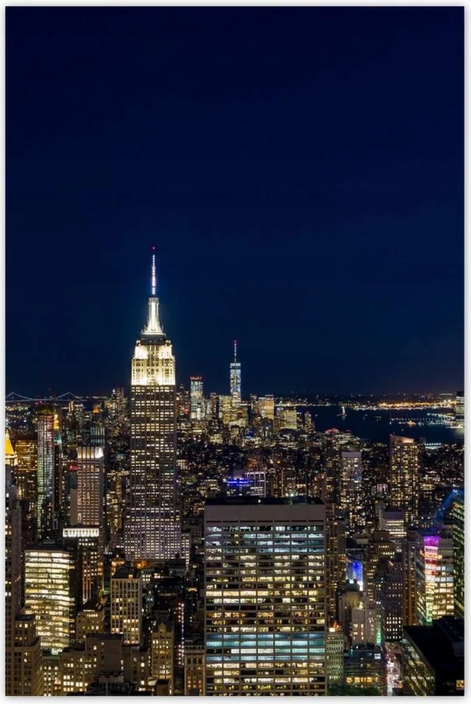 Plakátok 80x120 New York Felülnézet