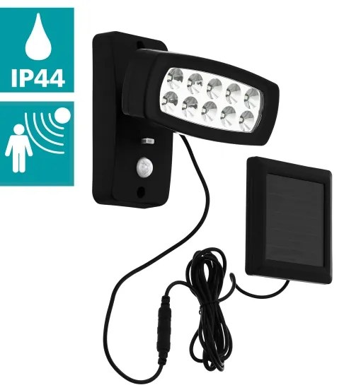 Eglo 98187 - PALIZZI LED/1,2V IP44 napelemes fali lámpa érzékelővel