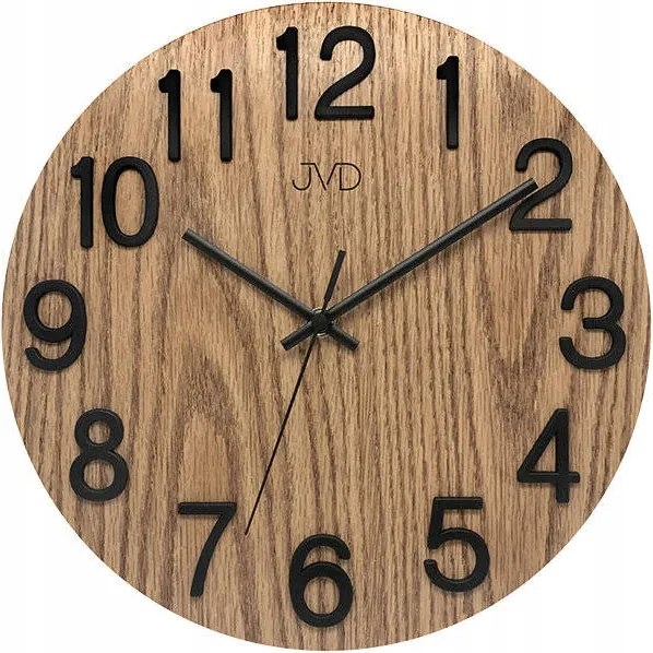 Barna Elegáns Falióra Jvd HT98.7 30cm 3D