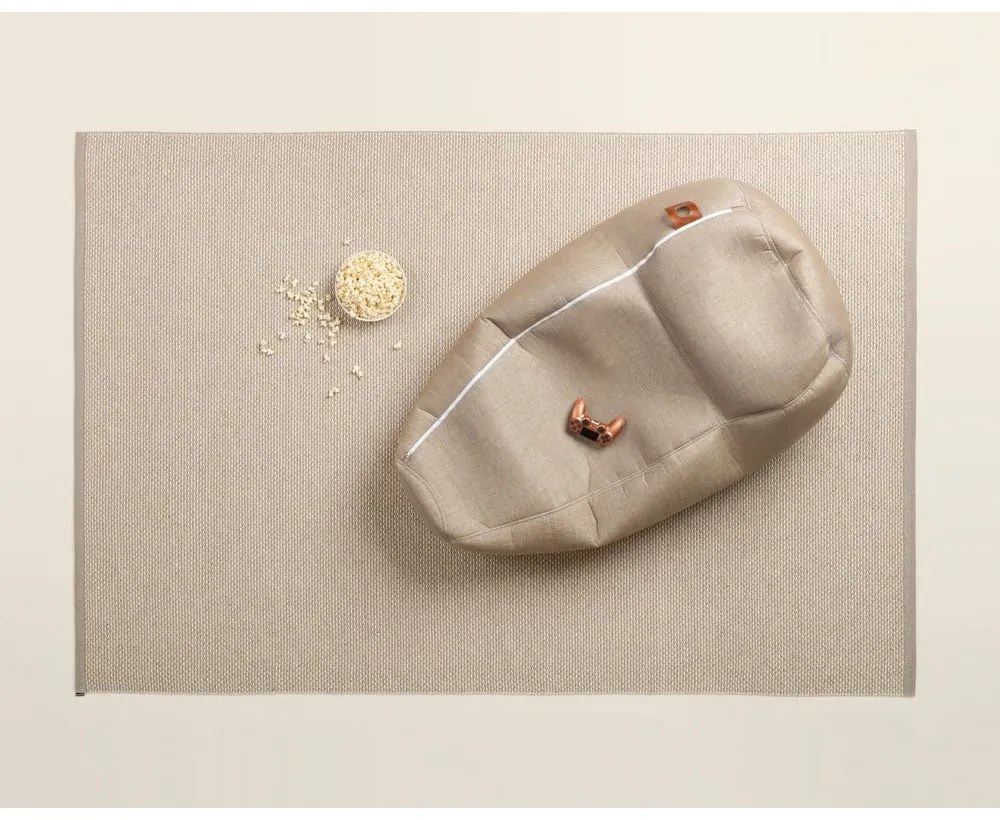 Krémszínű kültéri-beltéri szőnyeg 60x125 cm Effi Mud – Pappelina