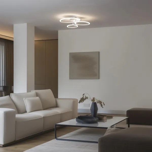 Brilagi - LED Dimmelhető felületre szerelhető csillár ORBITS LED/40W/230V 3000-6500K fehér + távirányító