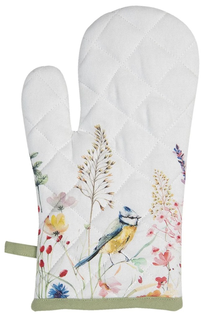 Edényfogó kesztyű pamut tavaszi mintával So Floral