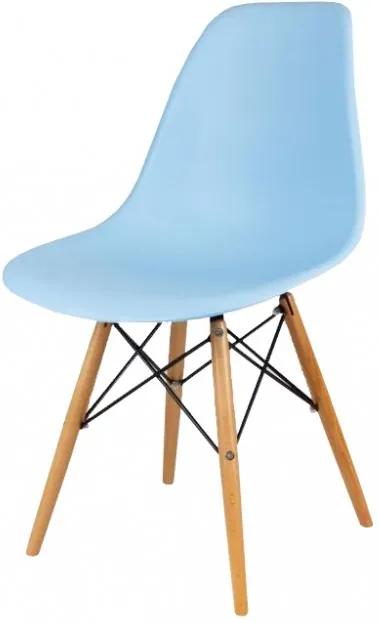 Skandináv stílusú kék szék CLASSIC