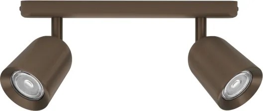 Eglo 901949 - CAMALDOLI spotlámpa 2xGU10/10W/230V bronz színű