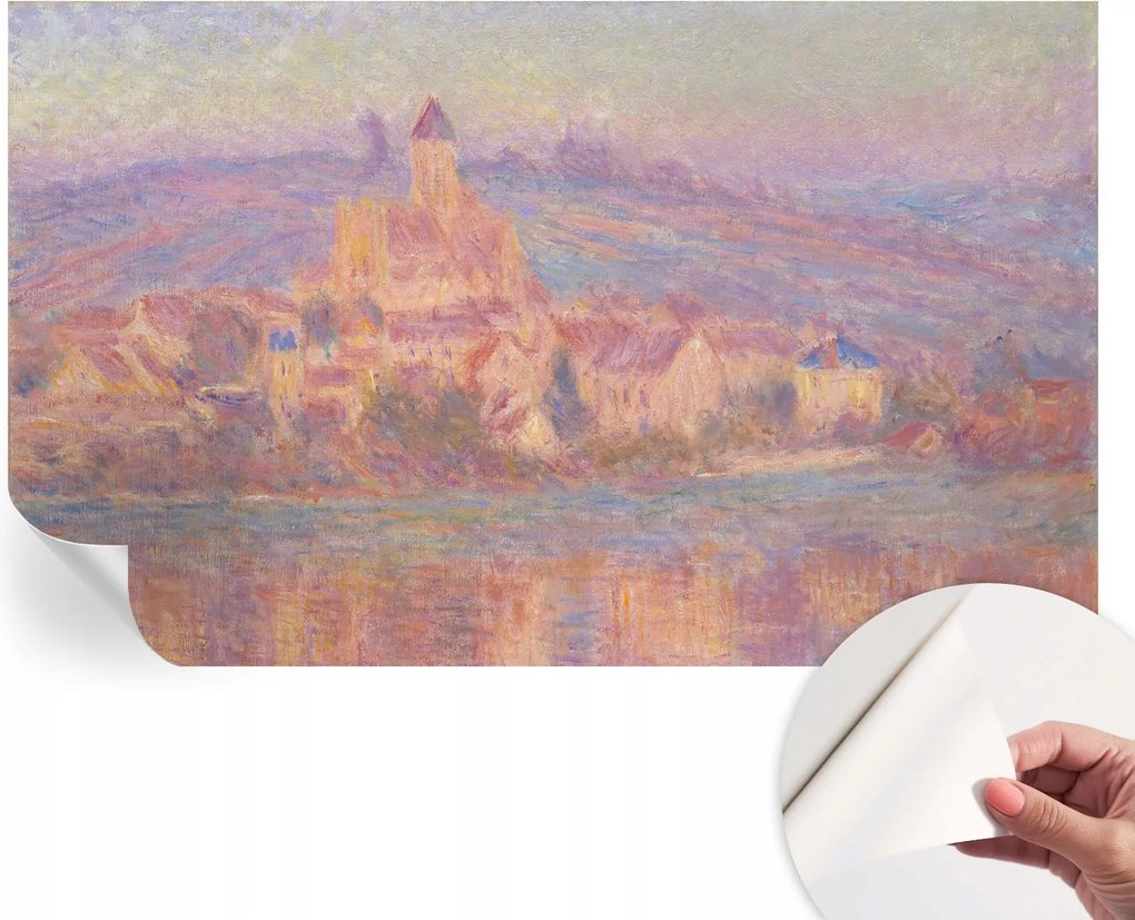 Dekoratív Öntapadós Tapéta Divatos Minták Bájos város 416x254 cm