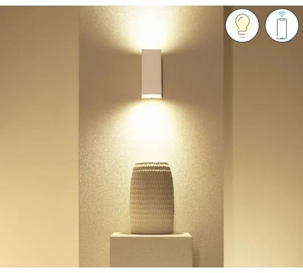 WiZ - LED RGBW Dimmelhető fali lámpa UP&DOWN 2xGU10/4,7W/230V fehér Wi-Fi