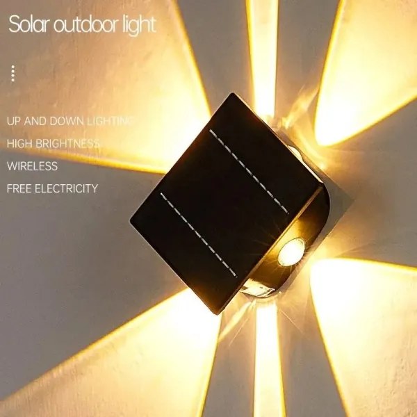Immax 08487L - LED napelemes fali lámpa szenzorral LED/2W/5V IP54