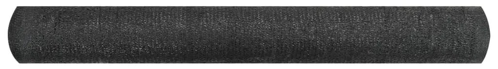 fekete HDPE belátásgátló háló 1 x 25 m 150 g/m²