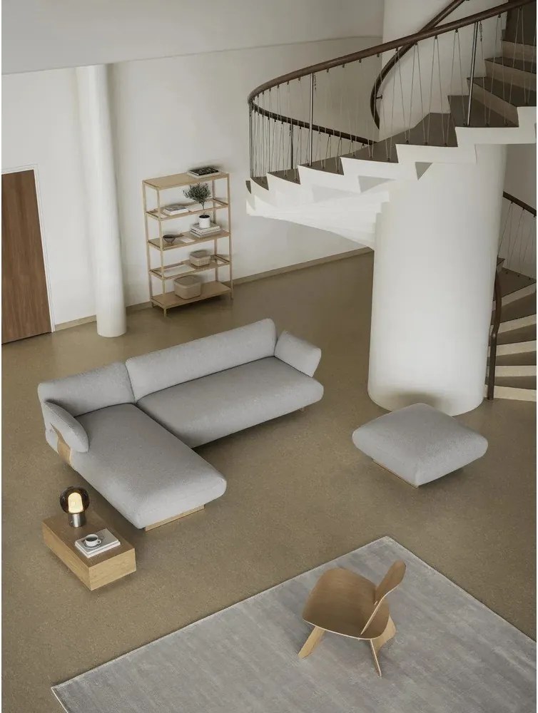 Natúr színű polcos állvány tölgyfa dekorral 105x170x40 cm Sukoya – Blomus