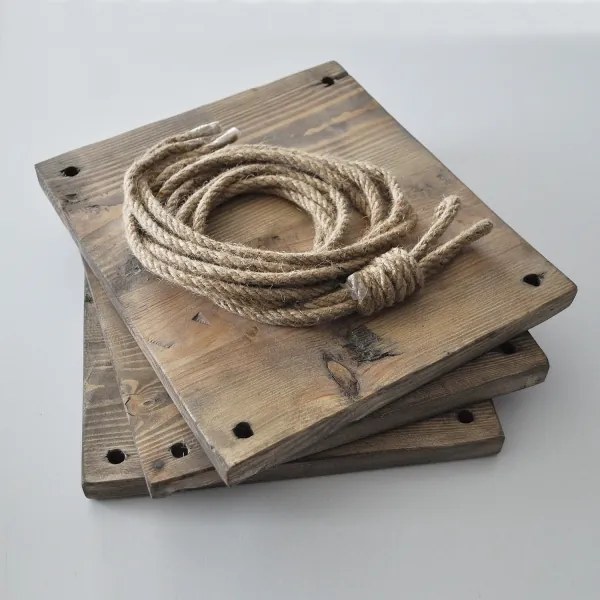 Függő polc 90x25 cm fenyő