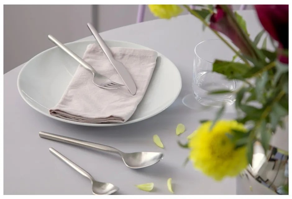 Ezüstszínű rozsdamentes acél evőeszköz készlet 16 db-os Dorotea – Gense