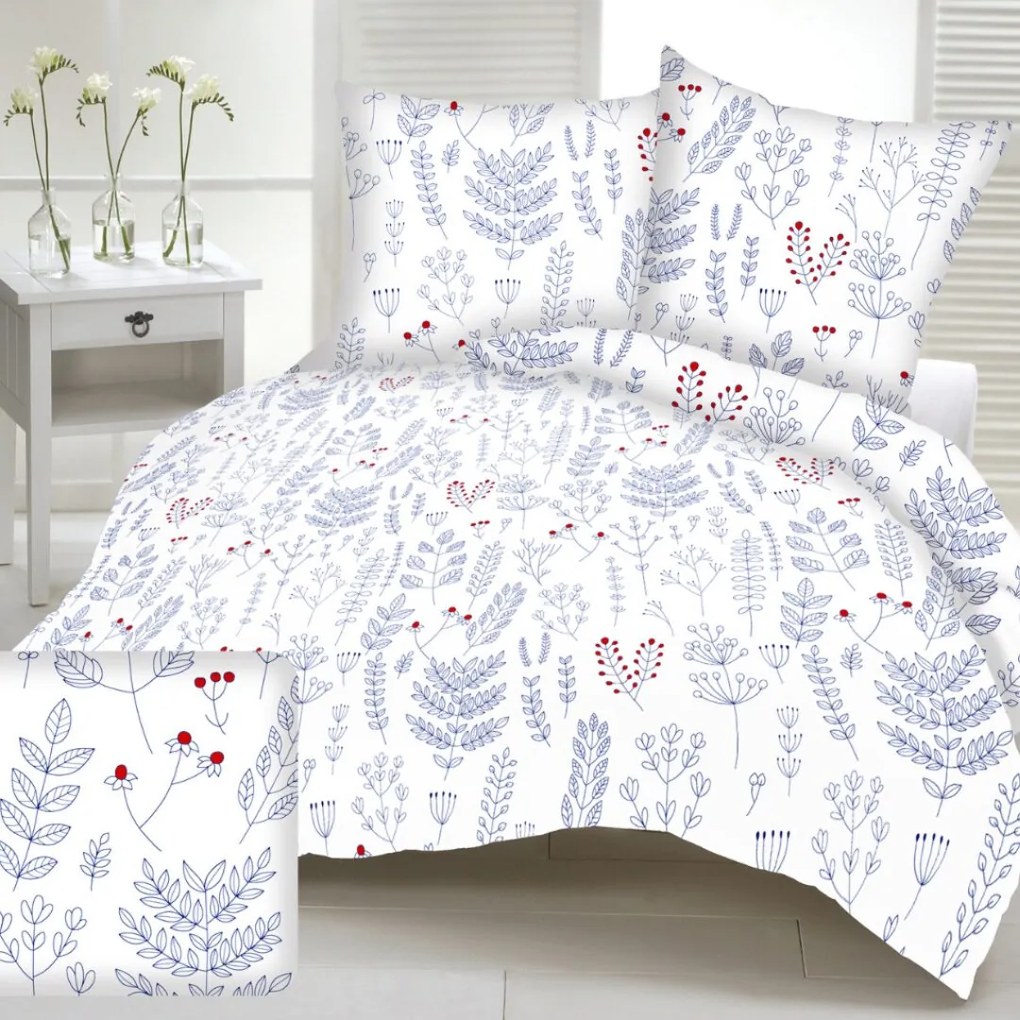 Rimini flanel ágyneműhuzat 200x140cm+90x70cm TiaHome