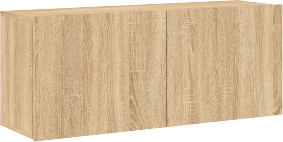 vidaXL sonoma tölgy színű fali TV-szekrény 100 x 30 x 41 cm