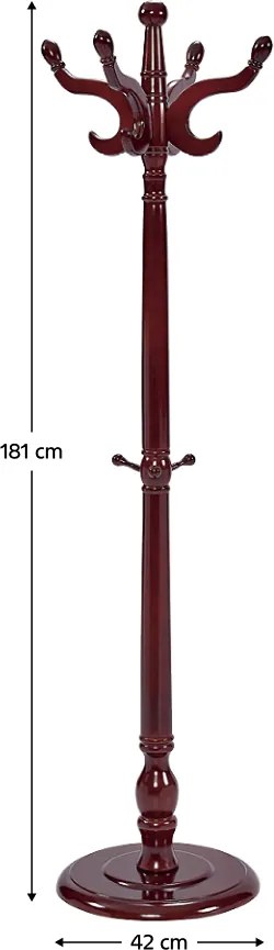 Álló fogas, nyírfa/fényes barna, PORTOFINO