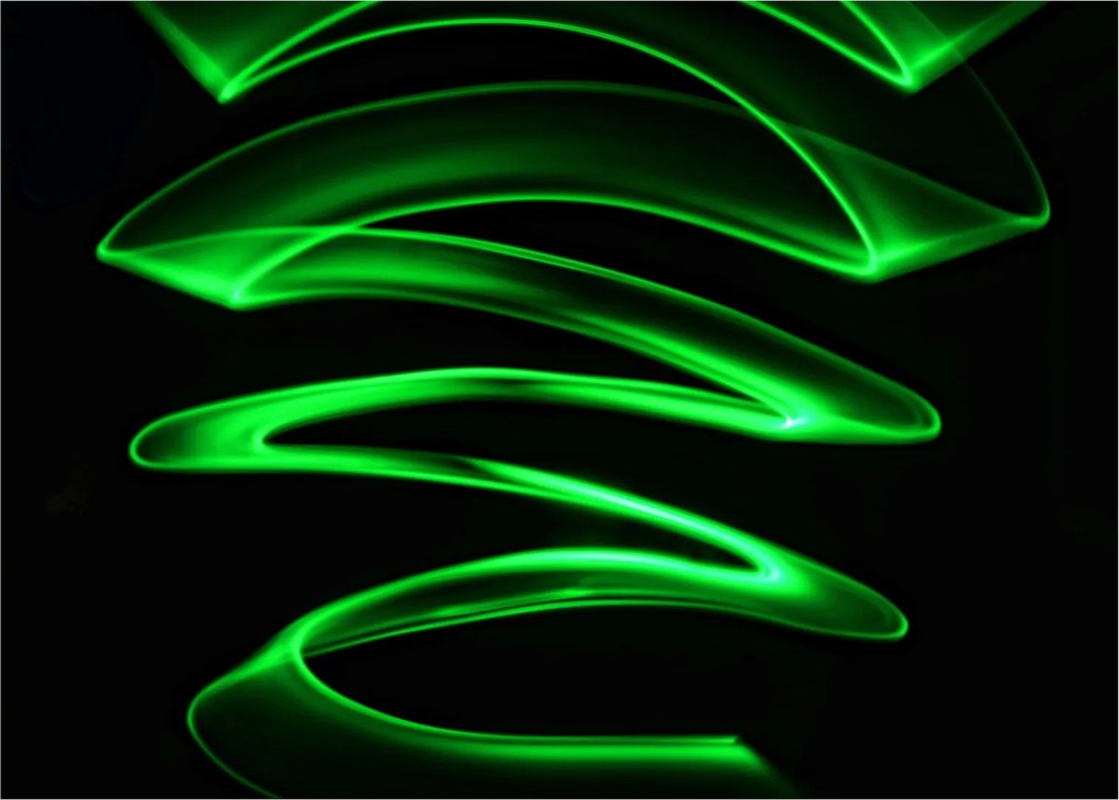 Kép - neonhullámok (70x50 cm)