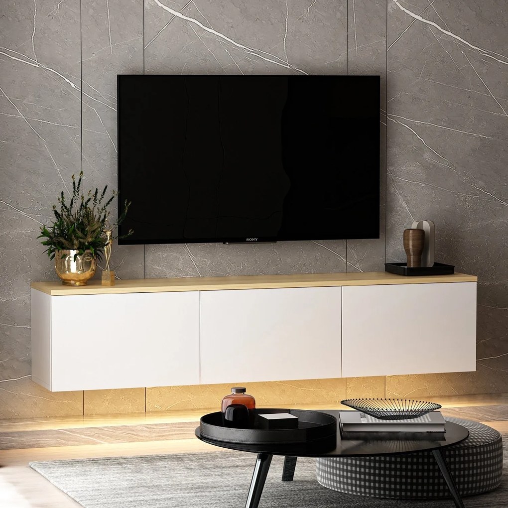 TV szekrény Neon - White v2