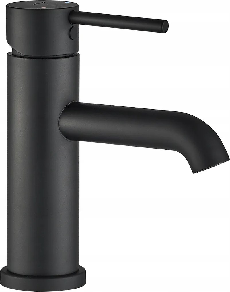 Álló Mosdó Csaptelep Alacsony Fekete Kuchinox Mosdó Csaptelep