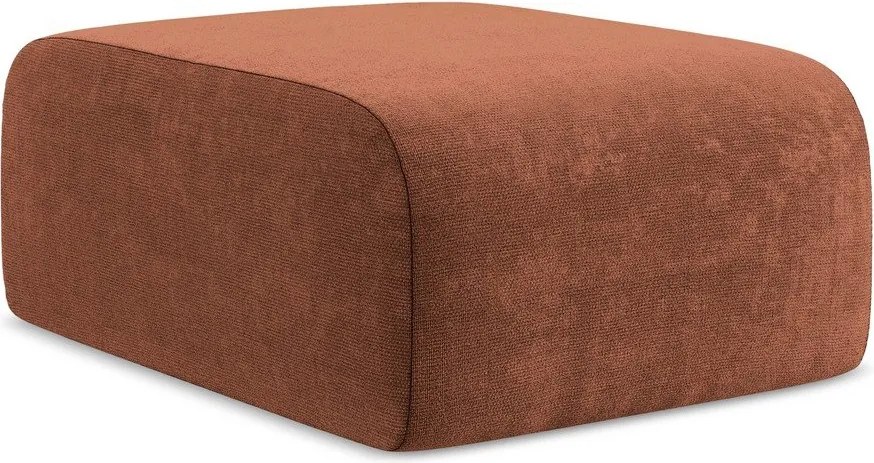 Terrakotta színű zsenília lábtartó Lani – Makamii