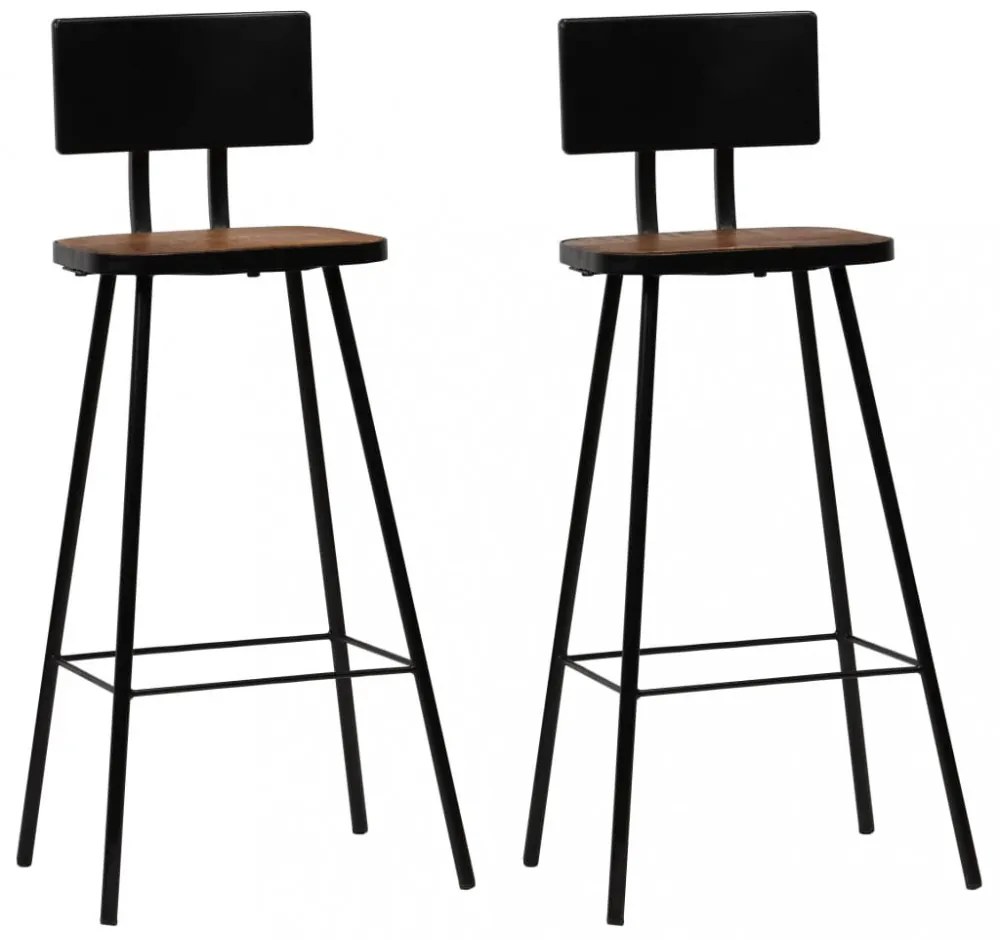 3 részes tömör újrahasznosított fa bárszett