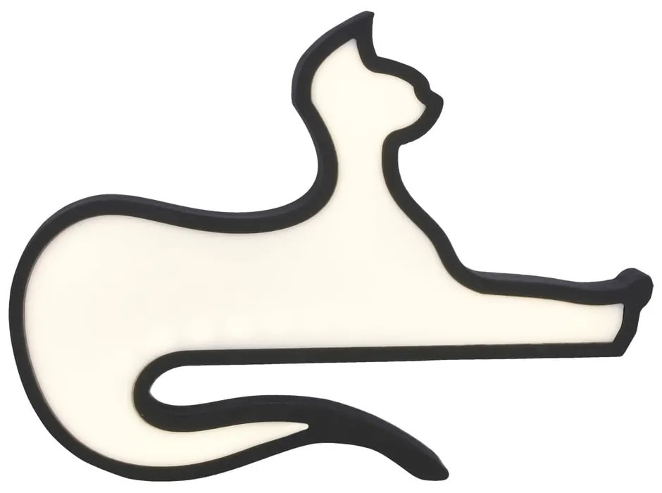 Fekete gyerek éjjelilámpa Cat – Candellux Lighting