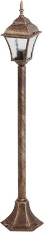 RÁBALUX 8395 TOSCANA Klasszikus Kültéri Állólámpa Antik Arany E27 IP44