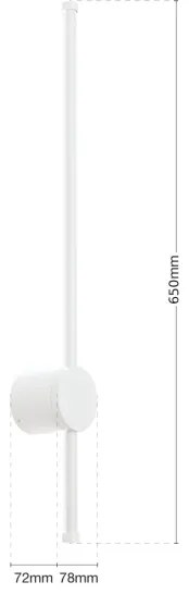 Orion WA 2-1473 - LED fürdőszobai tükörmegvilágítás FERDINAND LED/12W/230V IP54 fehér