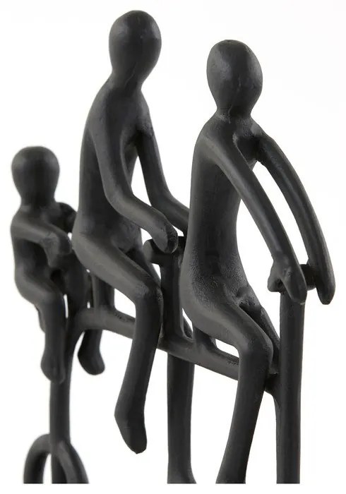 Fém szobor (magasság 32 cm) Cycle – Light &amp; Living