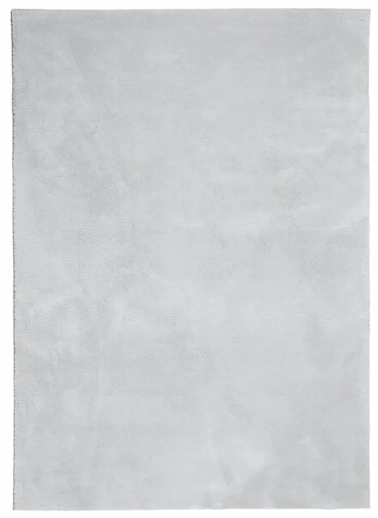 HUARTE szürke rövid szálú puha és mosható szőnyeg 140 x 200 cm