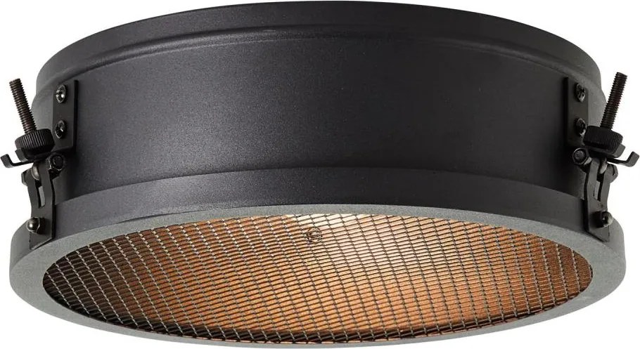 Brilliant - Mennyezeti lámpa ZOIS 1xE27/28W/230V átm. 30 cm fekete