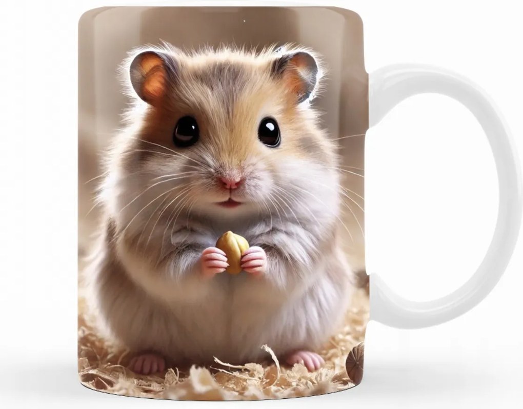 Hörcsög Bögre Hörcsög születésnapi ajándék 330 ml porcelán