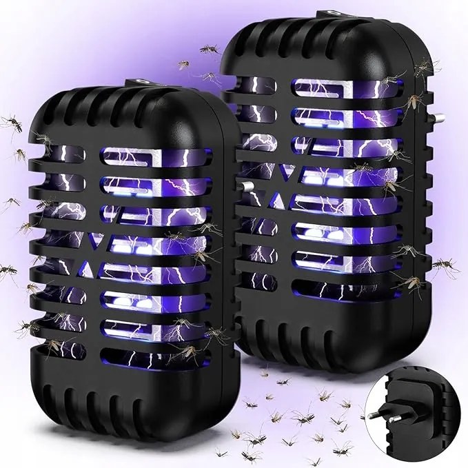 Uv lámpa rovarok ellen 2 db-os szett fekete