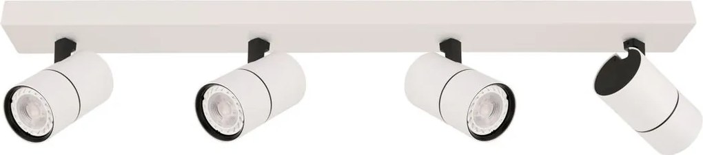 Italux modern spot lámpa laconi fehér fekete itxspl-2813-4b-wh