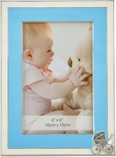 Képkeret glamour fából készült üveg babakocsi baba