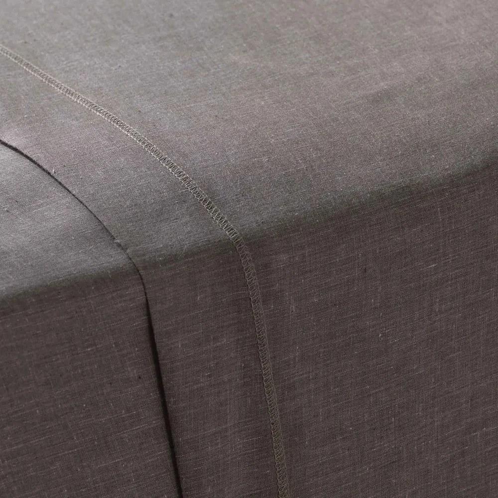 Sötétbarna lepedő 180x290 cm Actually – douceur d'intérieur