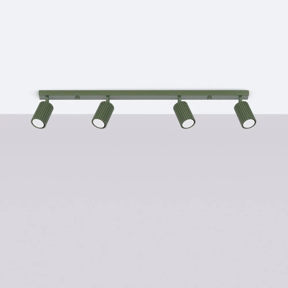 Zöld spotlámpa 6,5x81 cm Gleam – Sollux