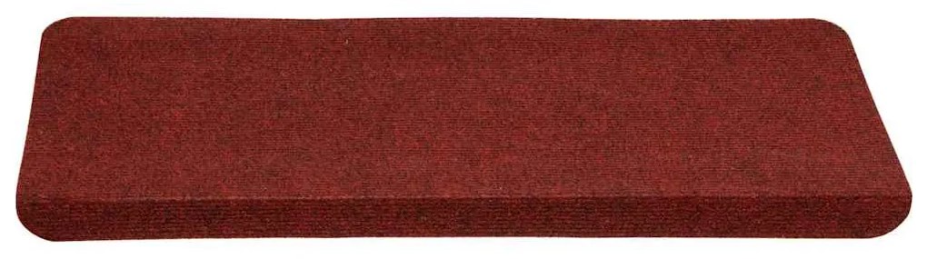30 db piros öntapadó lépcsőszőnyeg 65x24,5x3,5 cm