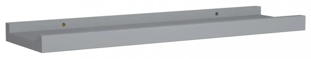 2 db szürke MDF szegélypolc képkeretekhez 40 x 9 x 3 cm
