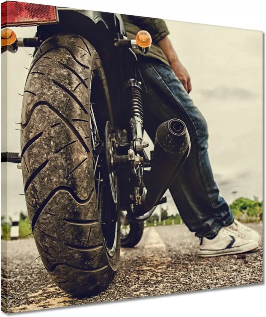 Vászonkép 40x40 Motorkerékpárok